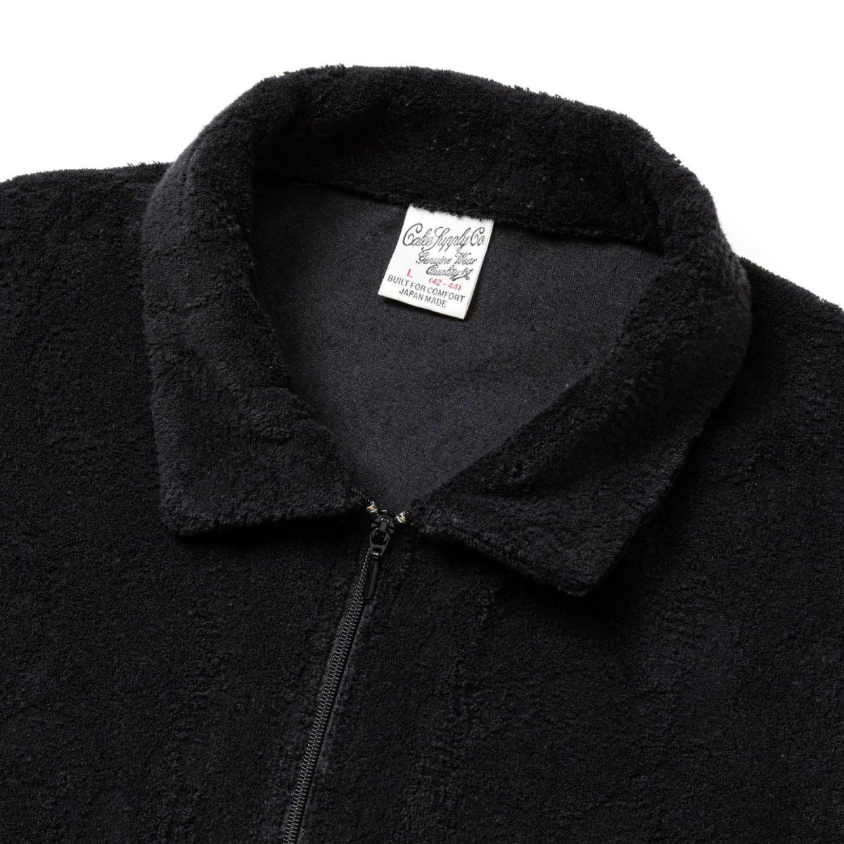 画像2: CALEE(キャリー) / SNAKE PATTERN JACQUARD PILE POLO (2)