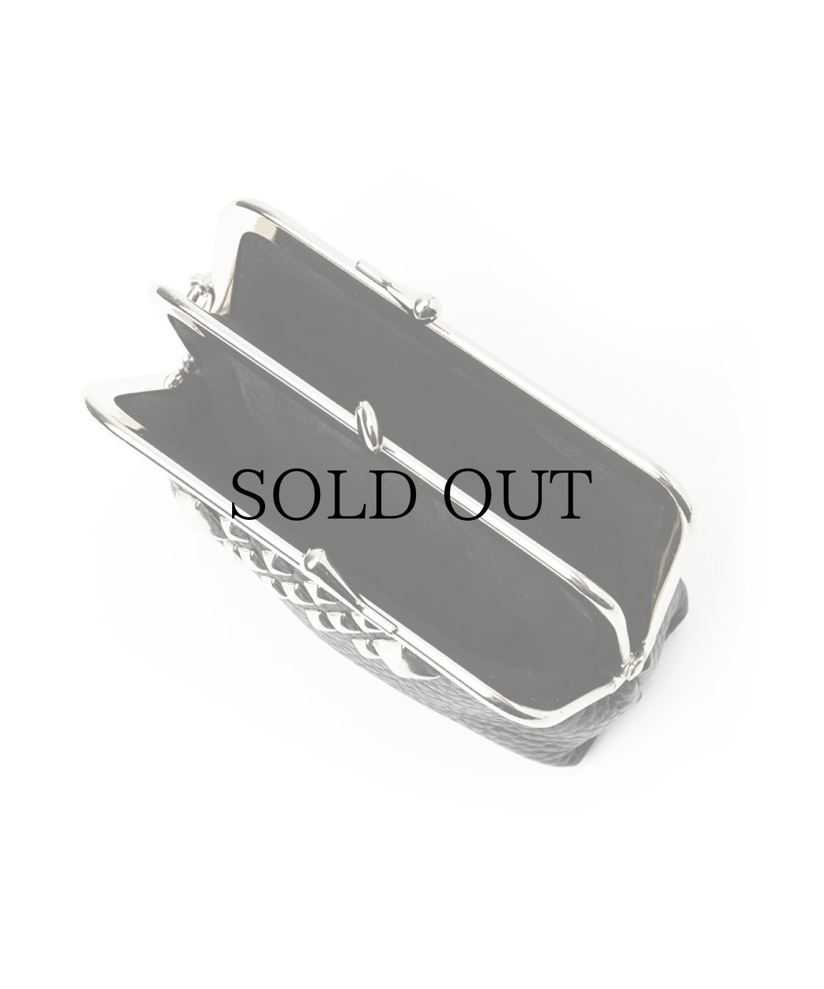 画像6: CALEE(キャリー) / STUDS LEATHER INTERNAL FLEX FRAME TYPE 2WAY MULTI WALLET (6)