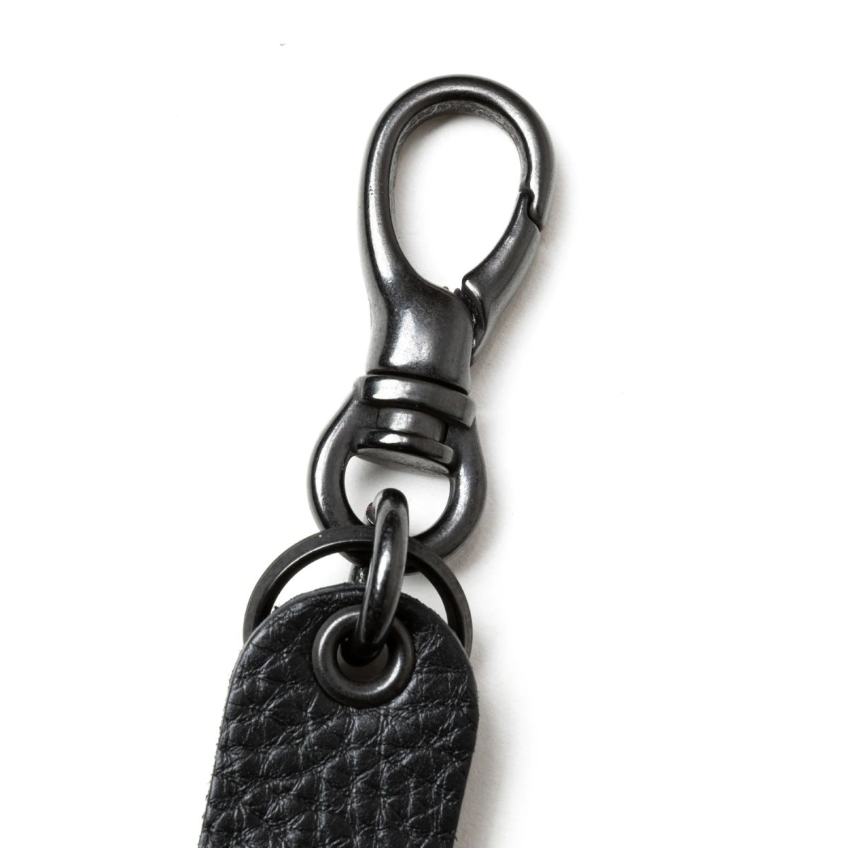 画像4: CALEE(キャリー) / STUDS LEATHER FLAT KEY RING (4)