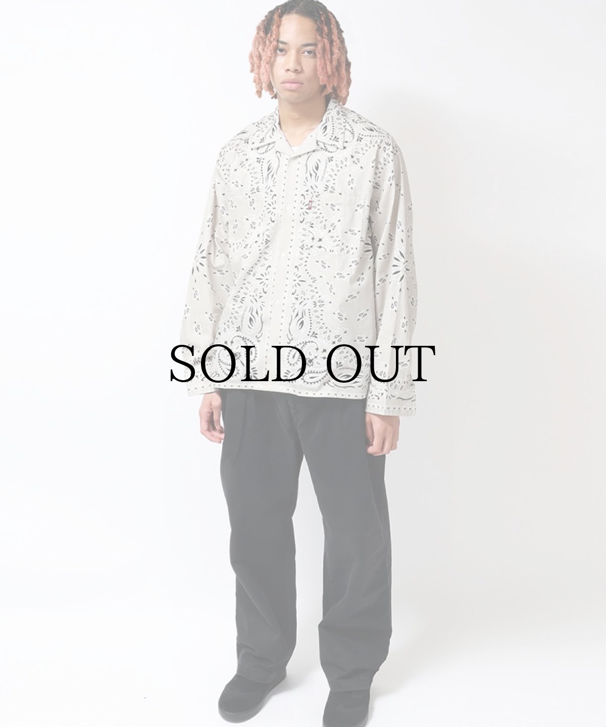 画像4: HIDEANDSEEK(ハイドアンドシーク) / Bandana Pattern L/S Shirt (4)