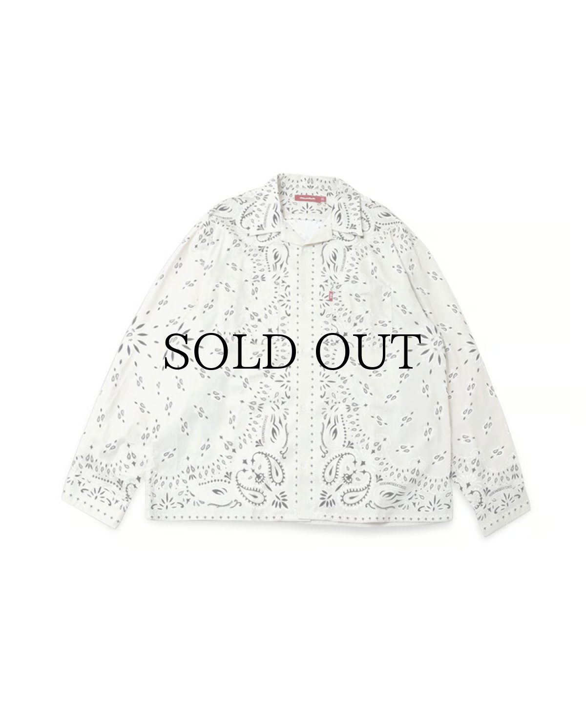 画像2: HIDEANDSEEK(ハイドアンドシーク) / Bandana Pattern L/S Shirt (2)