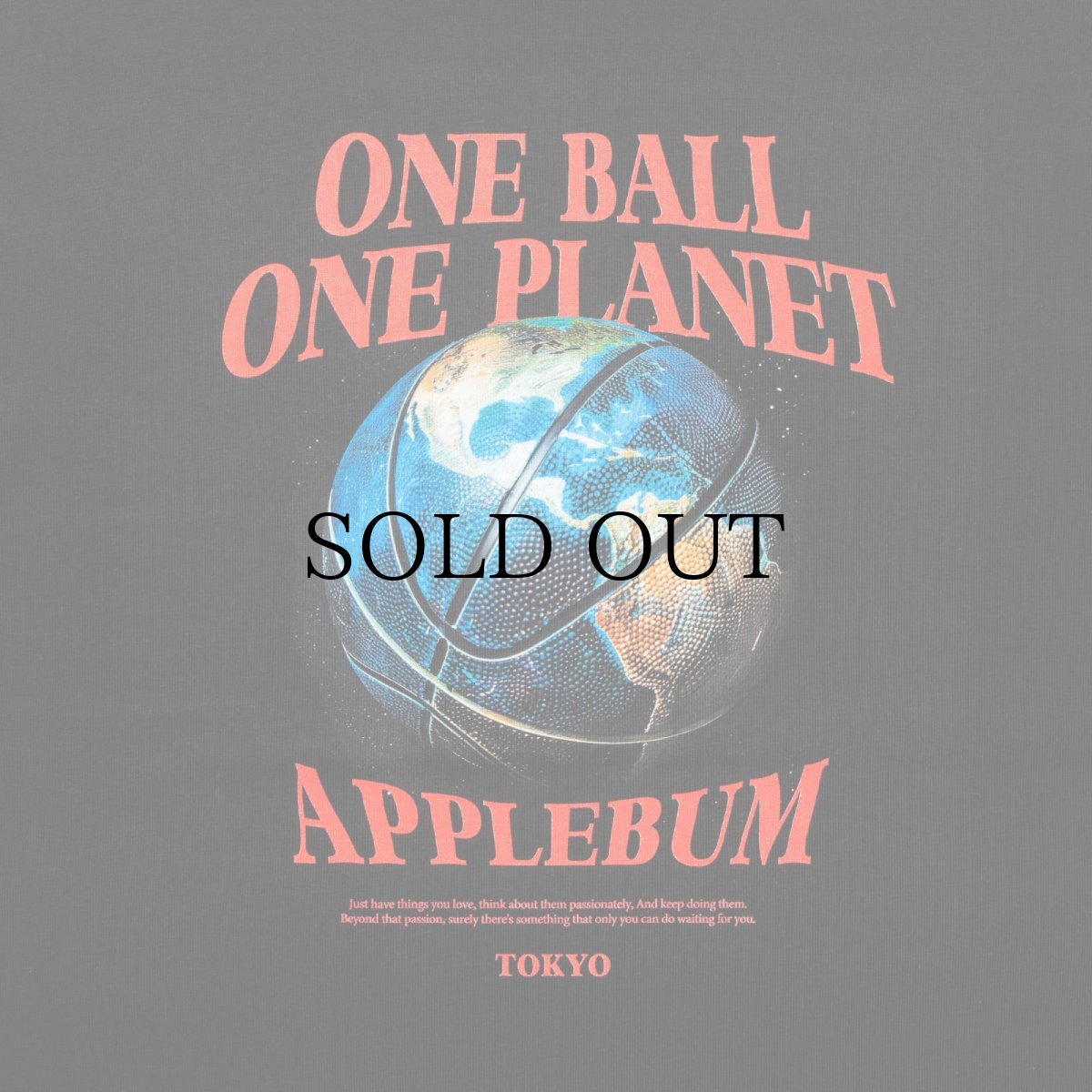 画像4: APPLEBUM(アップルバム) / “One Ball, One Planet” T-shirt 12oz (4)