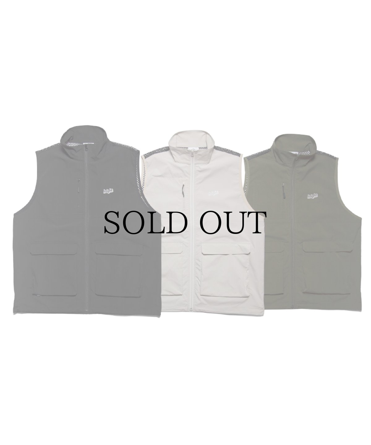 画像1: HAIGHT / RELAXING MESH VEST (1)