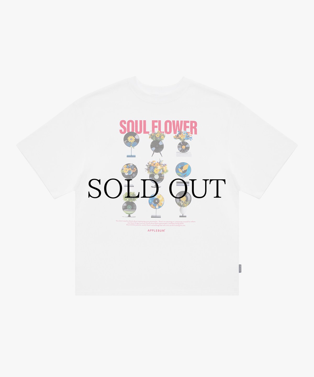 画像3: APPLEBUM(アップルバム) / "Soul Flower" T-shirt 12oz (3)