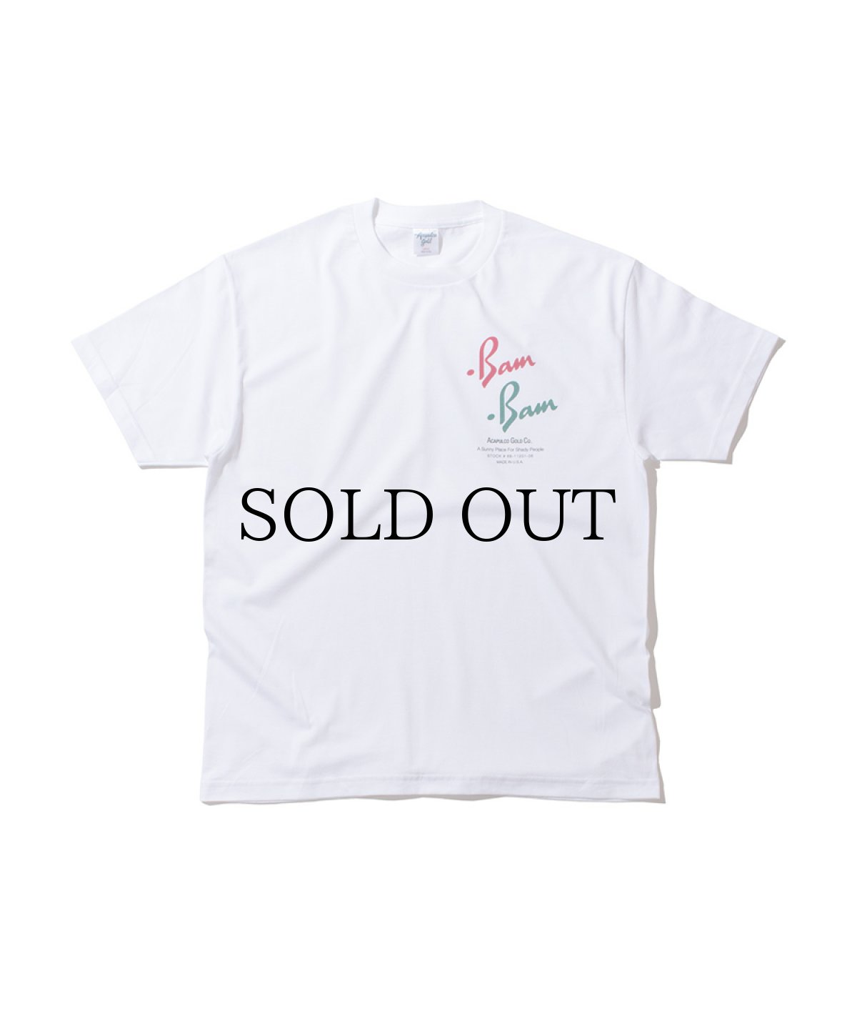 画像2: ACAPULCO GOLD(アカプルコゴールド) / BAM BAM TEE (2)