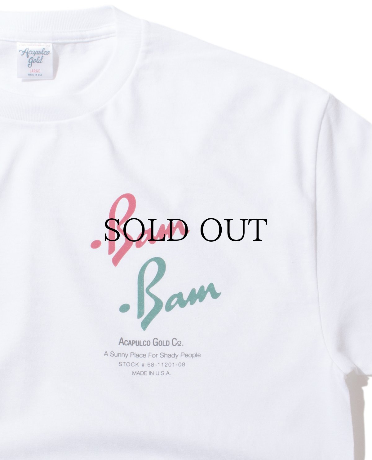 画像6: ACAPULCO GOLD(アカプルコゴールド) / BAM BAM TEE (6)