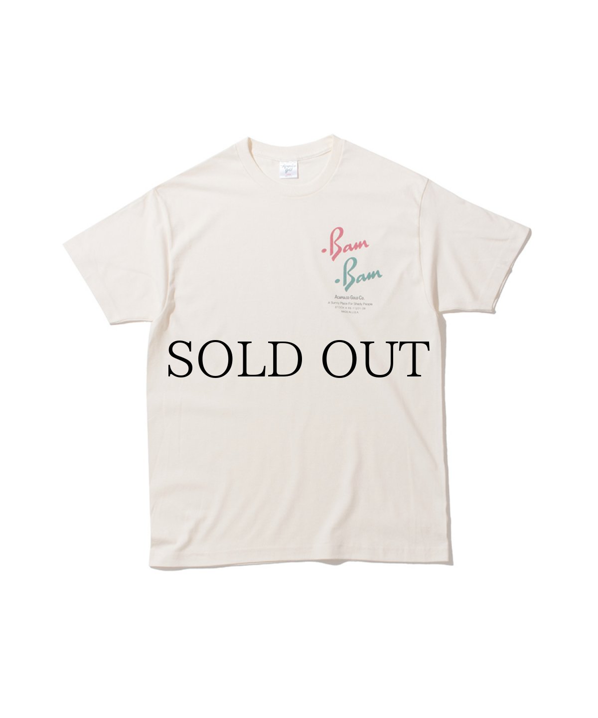 画像3: ACAPULCO GOLD(アカプルコゴールド) / BAM BAM TEE (3)