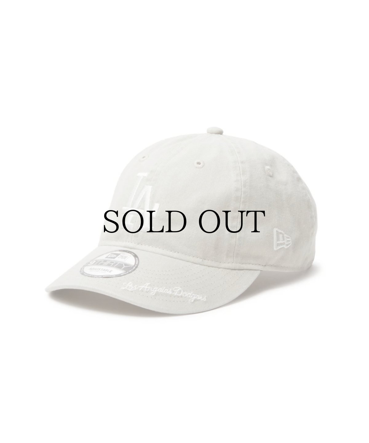 画像1: NEW ERA / 9THIRTY MLB Visor Logo ロサンゼルス・ドジャース アシッドウォッシュ (1)