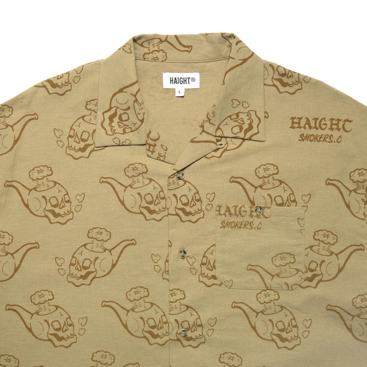 画像9: HAIGHT / SMOKERS CLUB OPEN COLLAR SHIRT (9)
