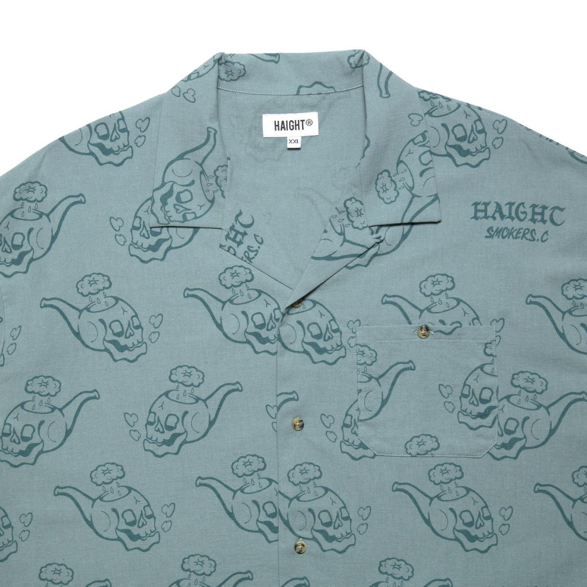 画像11: HAIGHT / SMOKERS CLUB OPEN COLLAR SHIRT (11)
