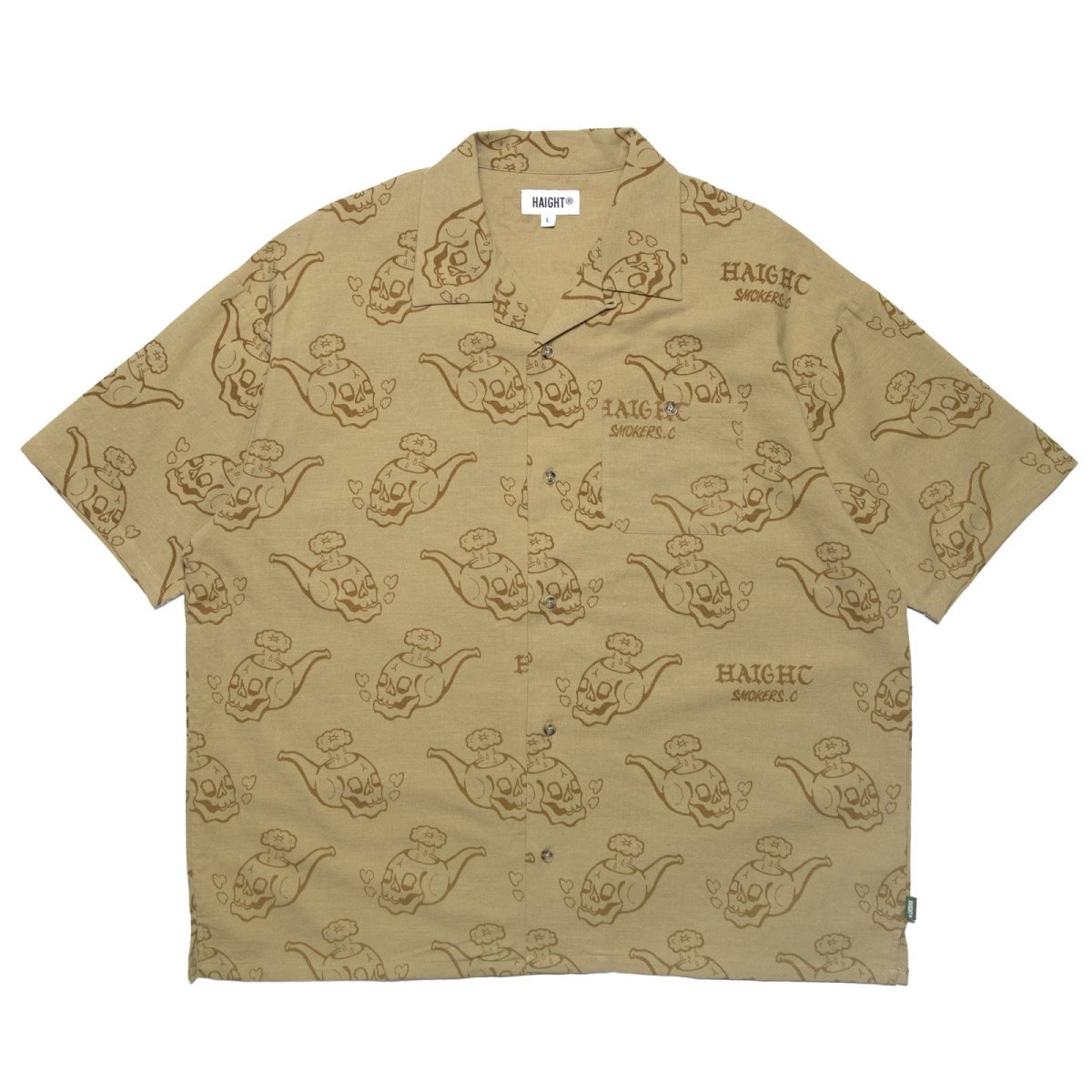 画像3: HAIGHT / SMOKERS CLUB OPEN COLLAR SHIRT (3)