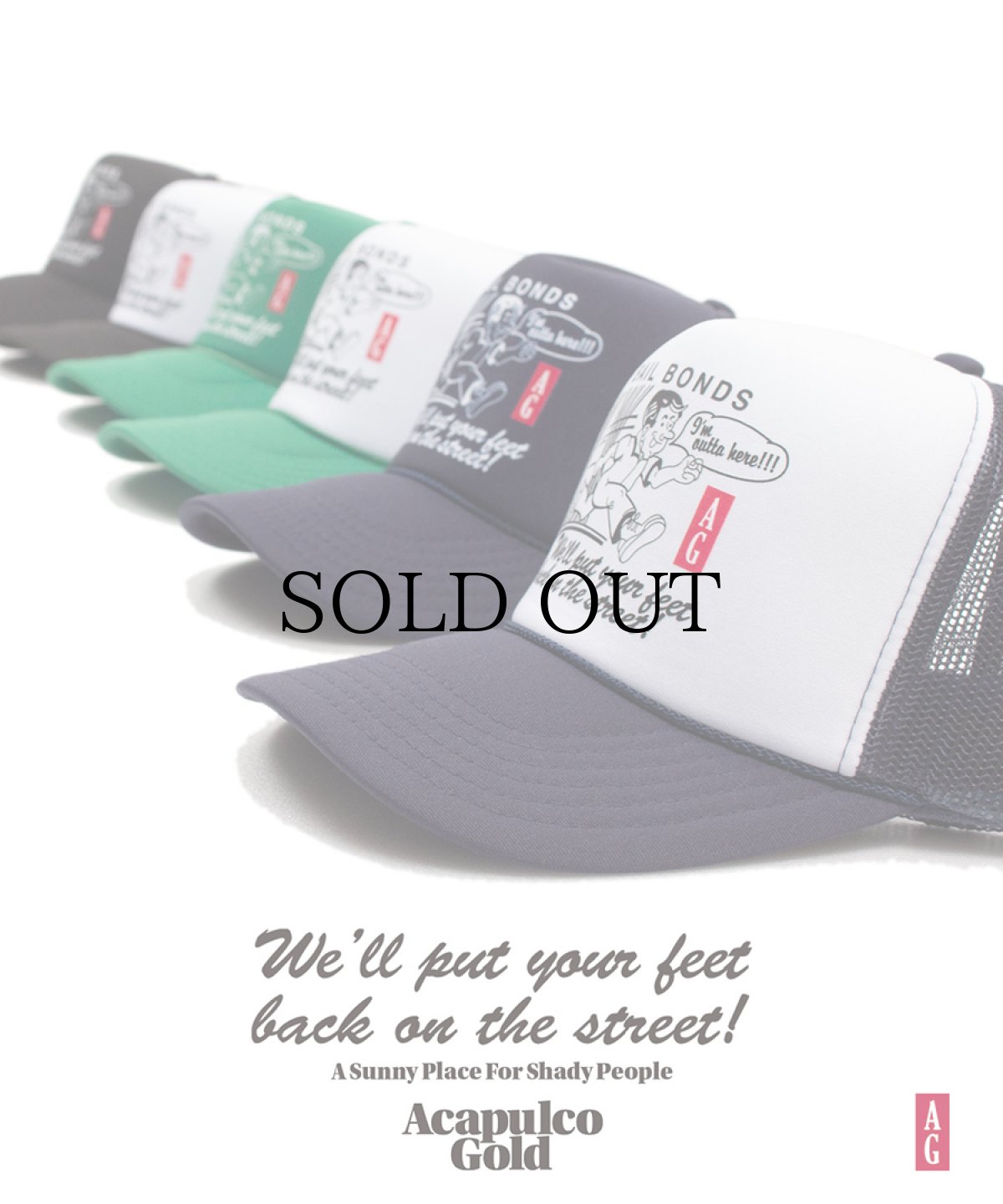 画像1: ACAPULCO GOLD / BAIL BOND TRUCKER CAP (1)