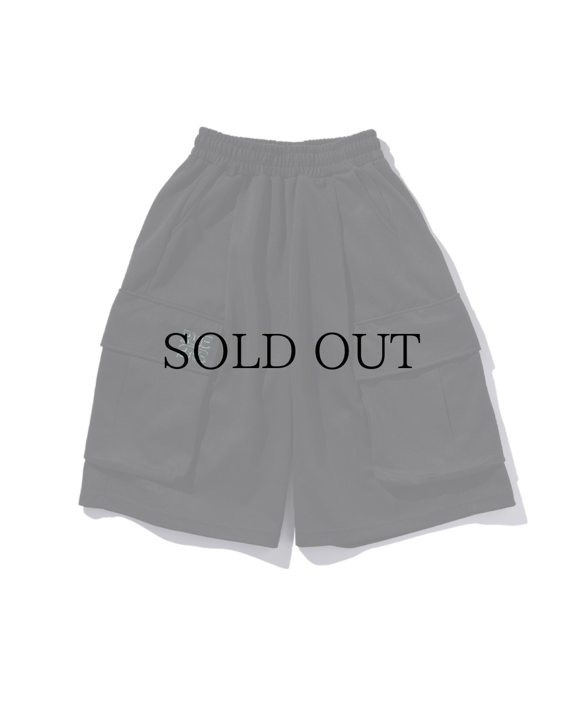 画像2: EL REIGN(エルレイン)  / ”REVENGE” FRAGMENT CARGO SWEAT SHORTS (2)