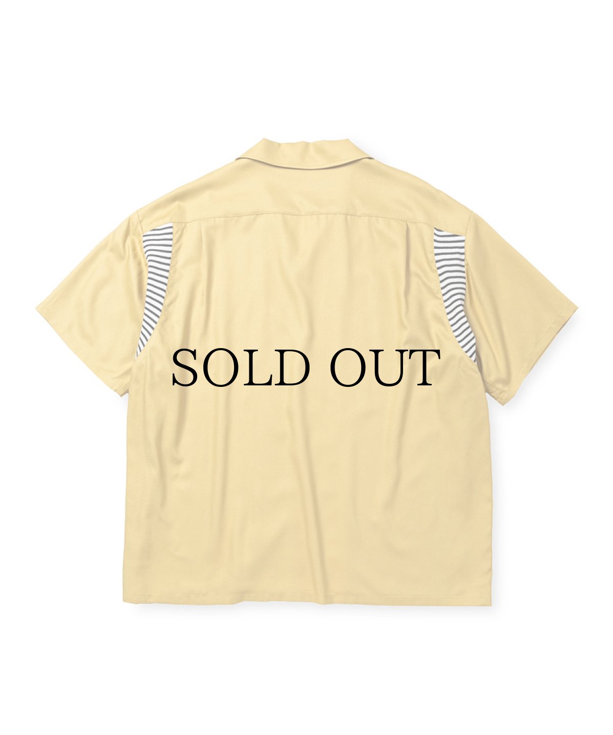 画像4: CALEE(キャリー) / VINTAGE TYPE RIB BOWLING SH (4)