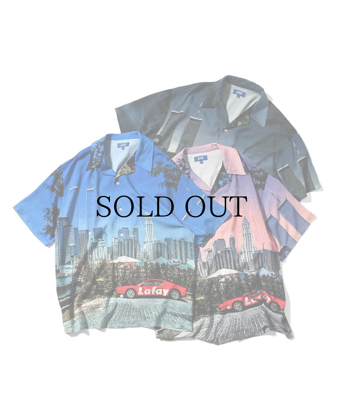 画像1: 【30%OFF】 LFYT(ラファイエット) / CITYSCAPE ALLOVER PATTERN SHIRT (1)