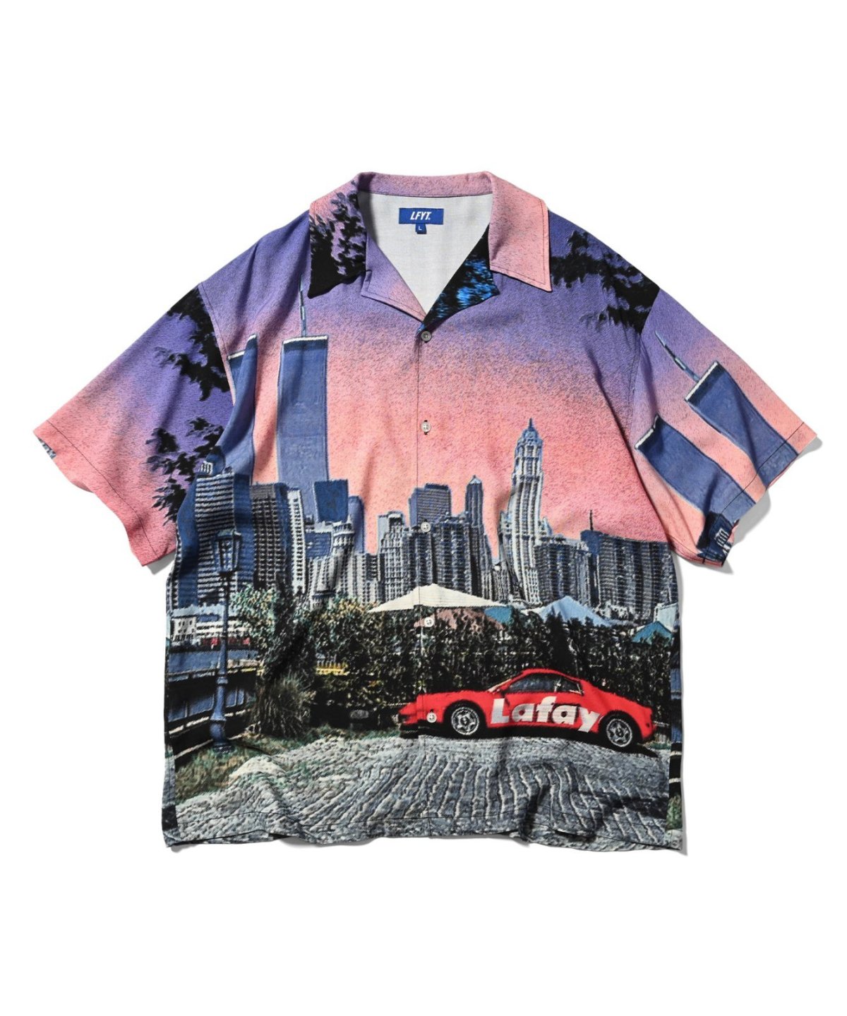 画像3: 【30%OFF】 LFYT(ラファイエット) / CITYSCAPE ALLOVER PATTERN SHIRT (3)