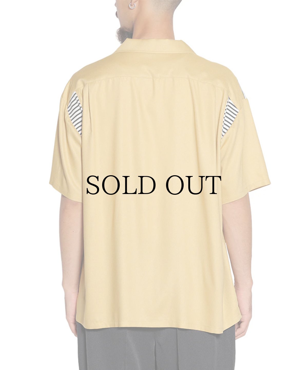 画像10: CALEE(キャリー) / VINTAGE TYPE RIB BOWLING SH (10)