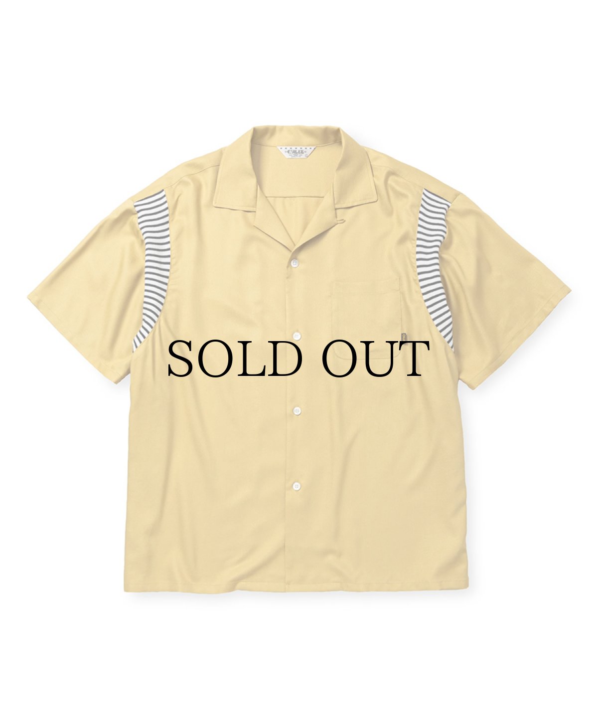 画像2: CALEE(キャリー) / VINTAGE TYPE RIB BOWLING SH (2)