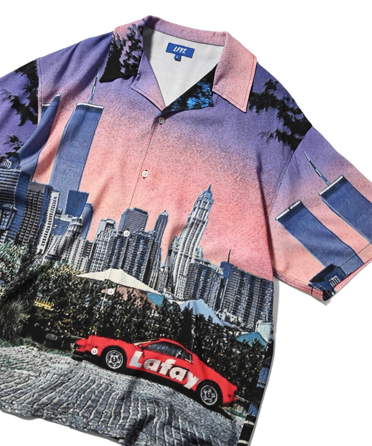 画像12: 【30%OFF】 LFYT(ラファイエット) / CITYSCAPE ALLOVER PATTERN SHIRT (12)