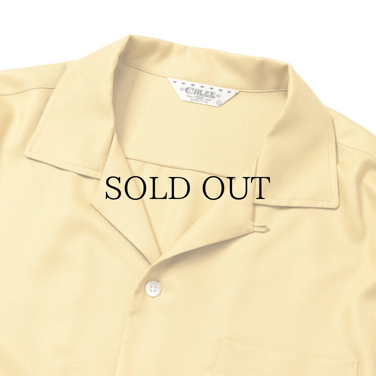 画像5: CALEE(キャリー) / VINTAGE TYPE RIB BOWLING SH (5)