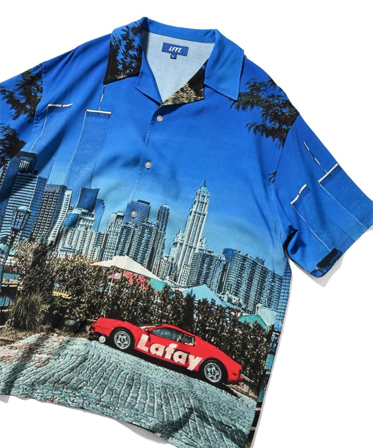 画像13: 【30%OFF】 LFYT(ラファイエット) / CITYSCAPE ALLOVER PATTERN SHIRT (13)