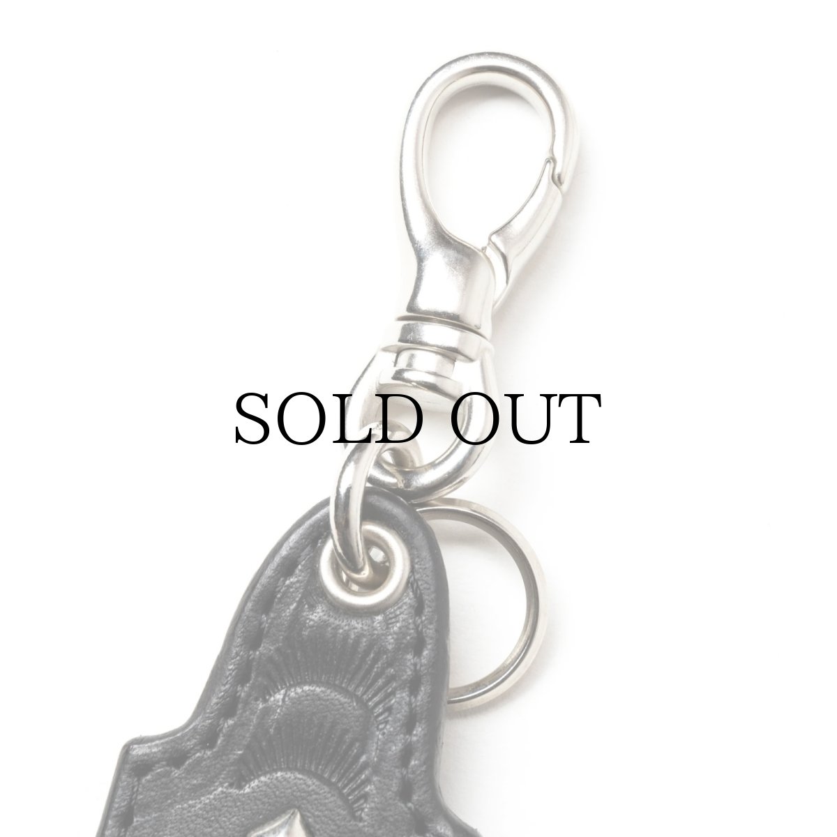 画像2: CALEE(キャリー) / STUDS LEATHER KEY RING (2)