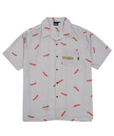 画像1: INTERBREED(インターブリード) / RAW x INTERBREED “Logo Open Collar Shirt (1)
