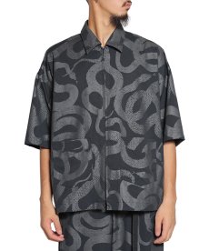 画像7: CALEE(キャリー) / DOTAIR®︎ SNAKE PATTERN ZIP SH ＜REFLECTOR＞ (7)
