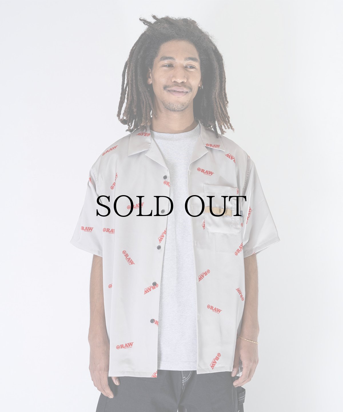 画像7: INTERBREED(インターブリード) / RAW x INTERBREED “Logo Open Collar Shirt (7)