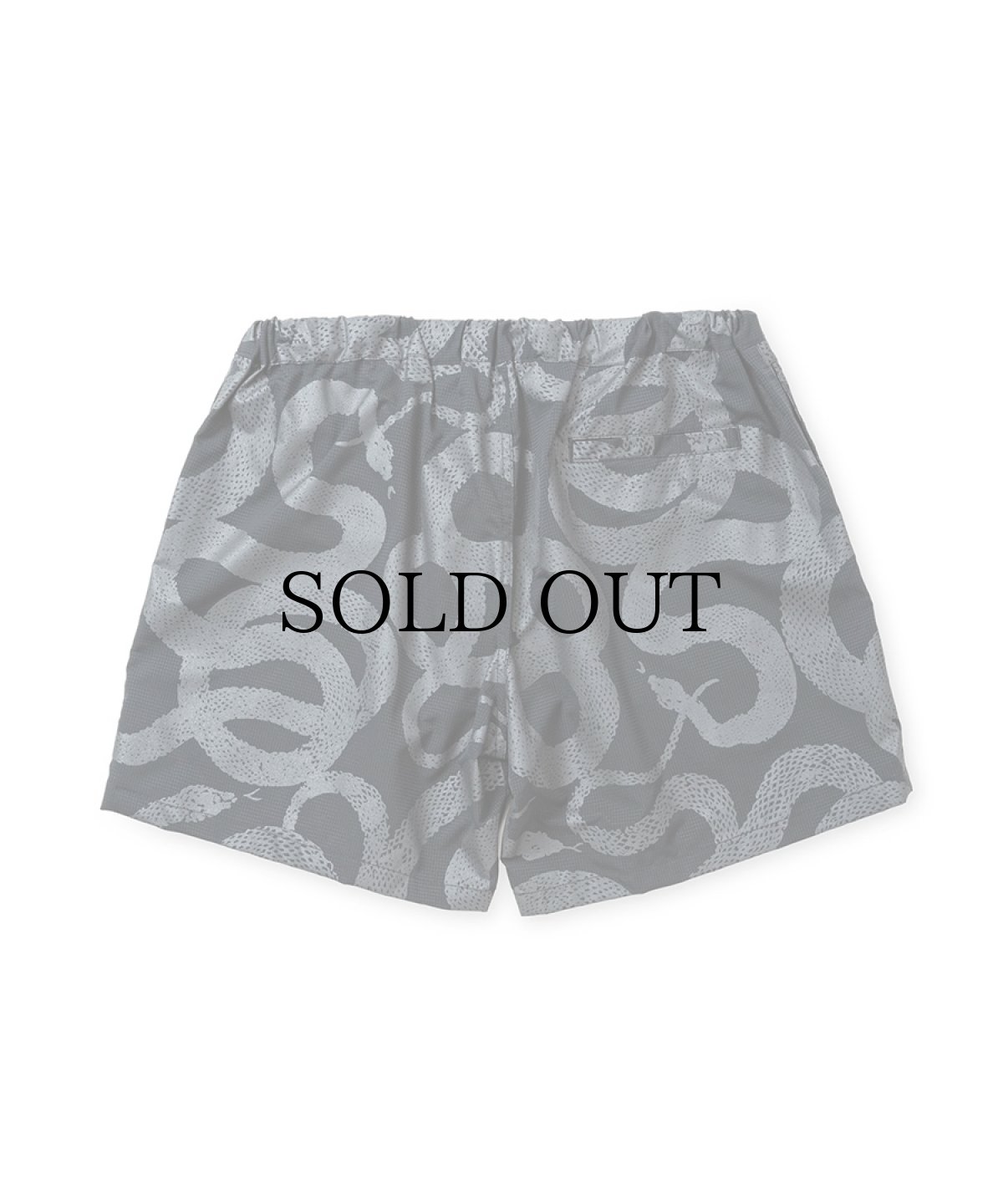 画像2: CALEE(キャリー) / DOTAIR®︎ SNAKE PATTERN EASY SHORTS <REFLECTOR> (2)