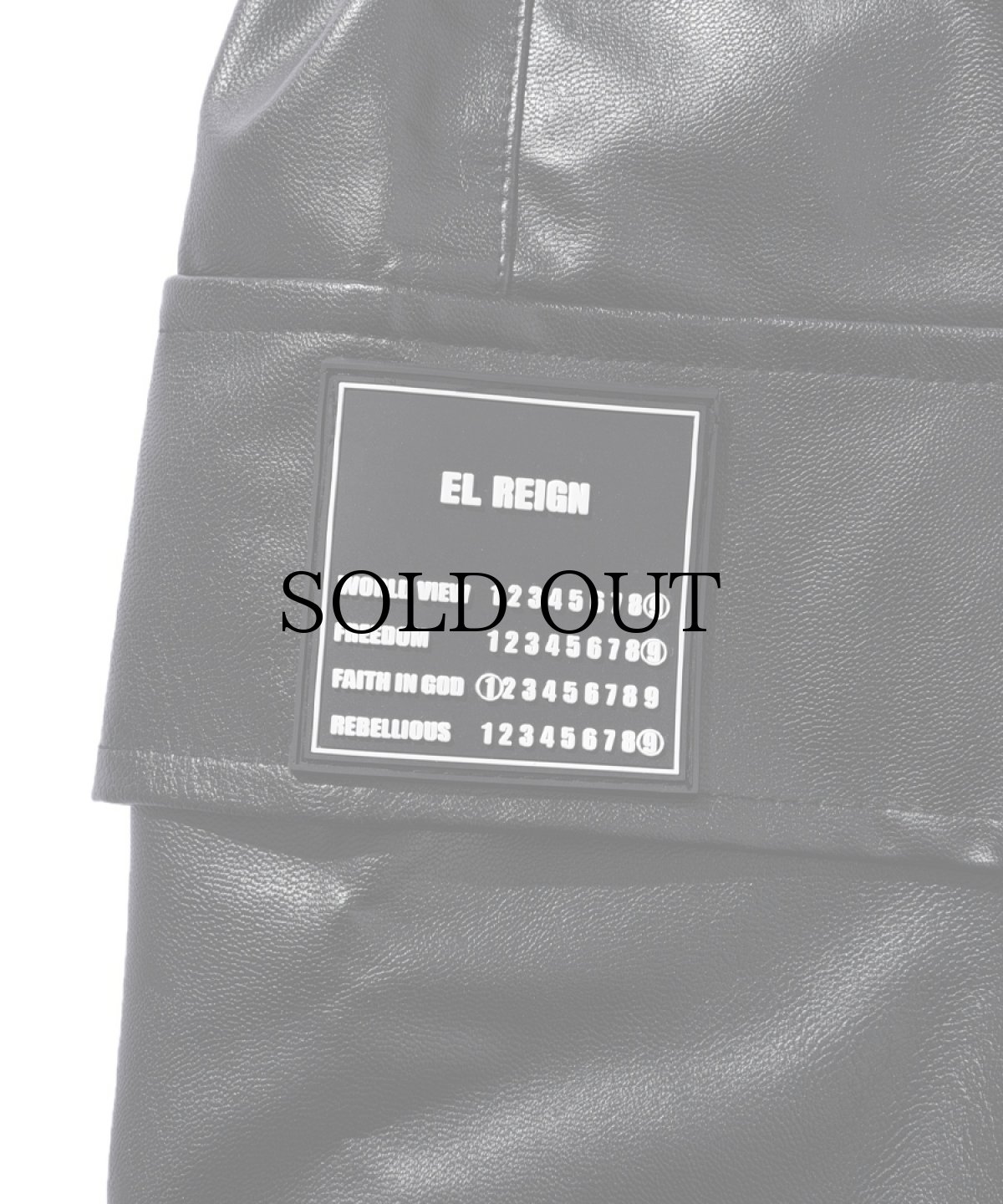 画像4: EL REIGN(エルレイン)  / ”FEAR” CARGO LEATHER SHORTS (4)