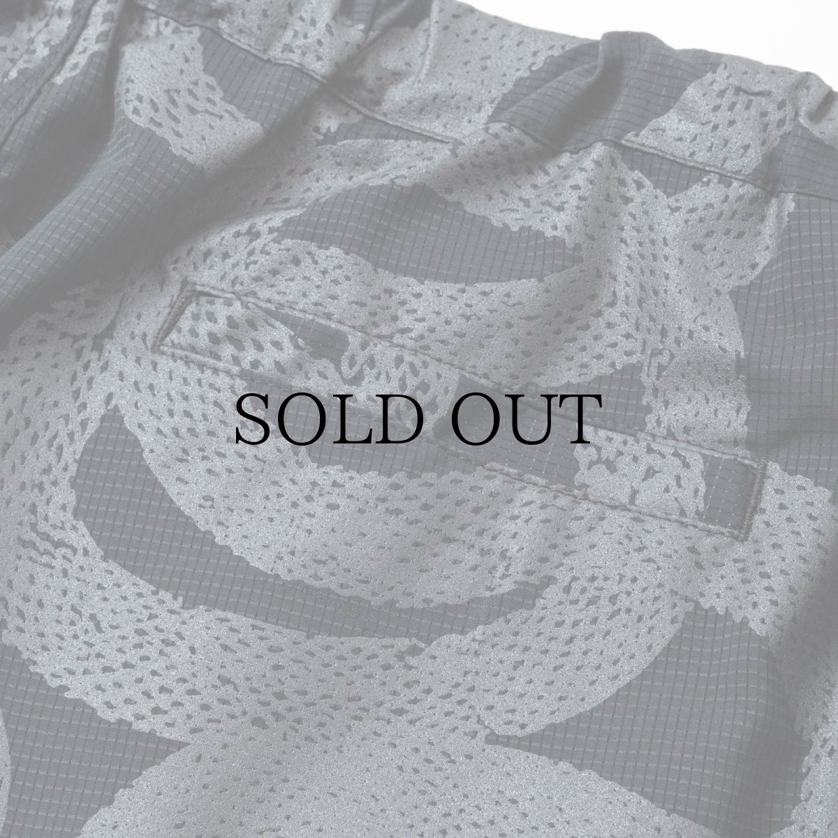 画像6: CALEE(キャリー) / DOTAIR®︎ SNAKE PATTERN EASY SHORTS <REFLECTOR> (6)