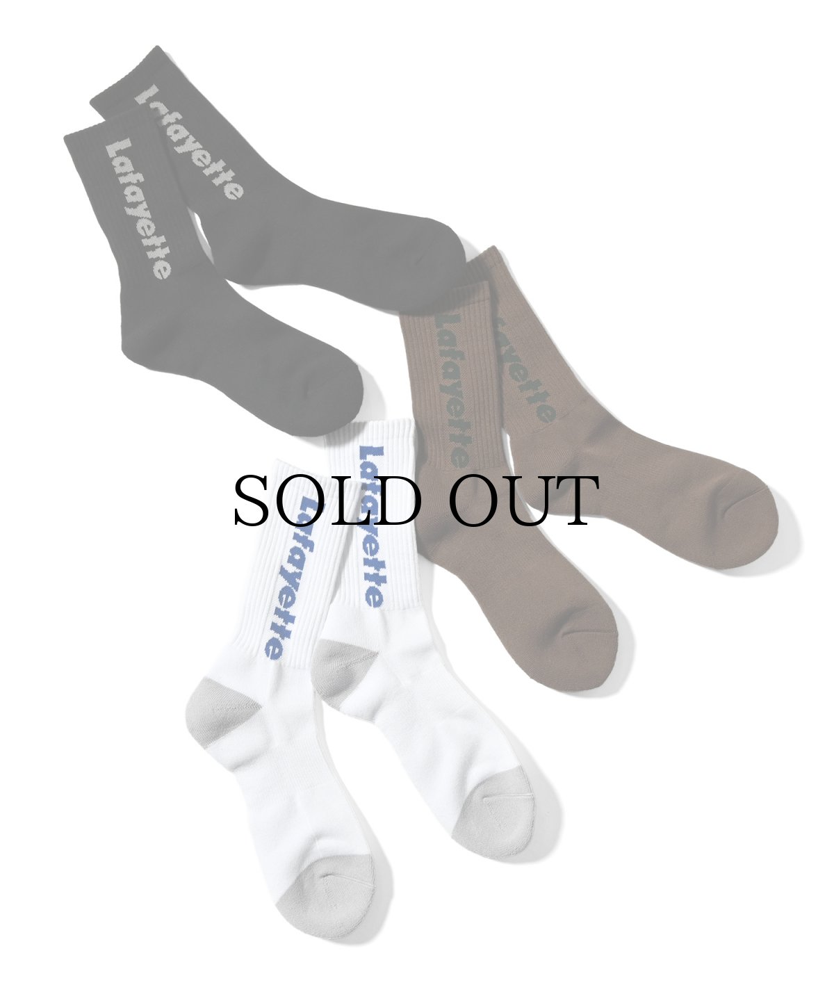画像1: LFYT(ラファイエット) / Lafayette LOGO CREW SOCKS (1)