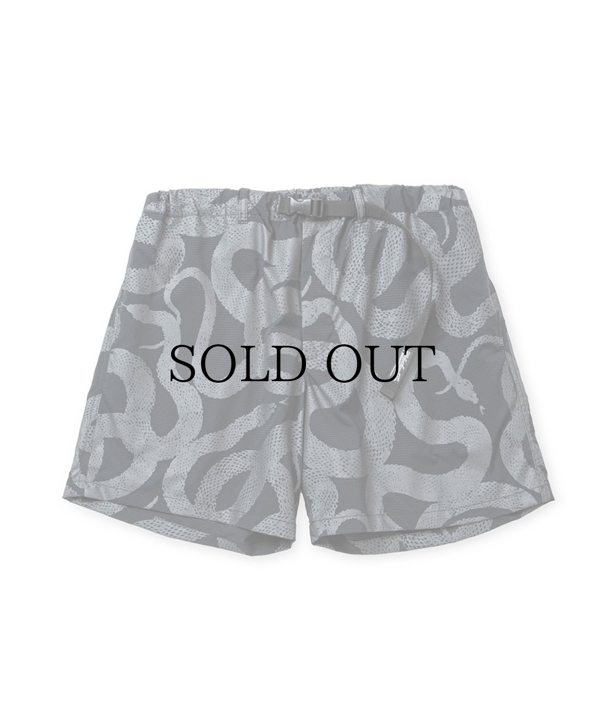 画像1: CALEE(キャリー) / DOTAIR®︎ SNAKE PATTERN EASY SHORTS ＜REFLECTOR＞ (1)