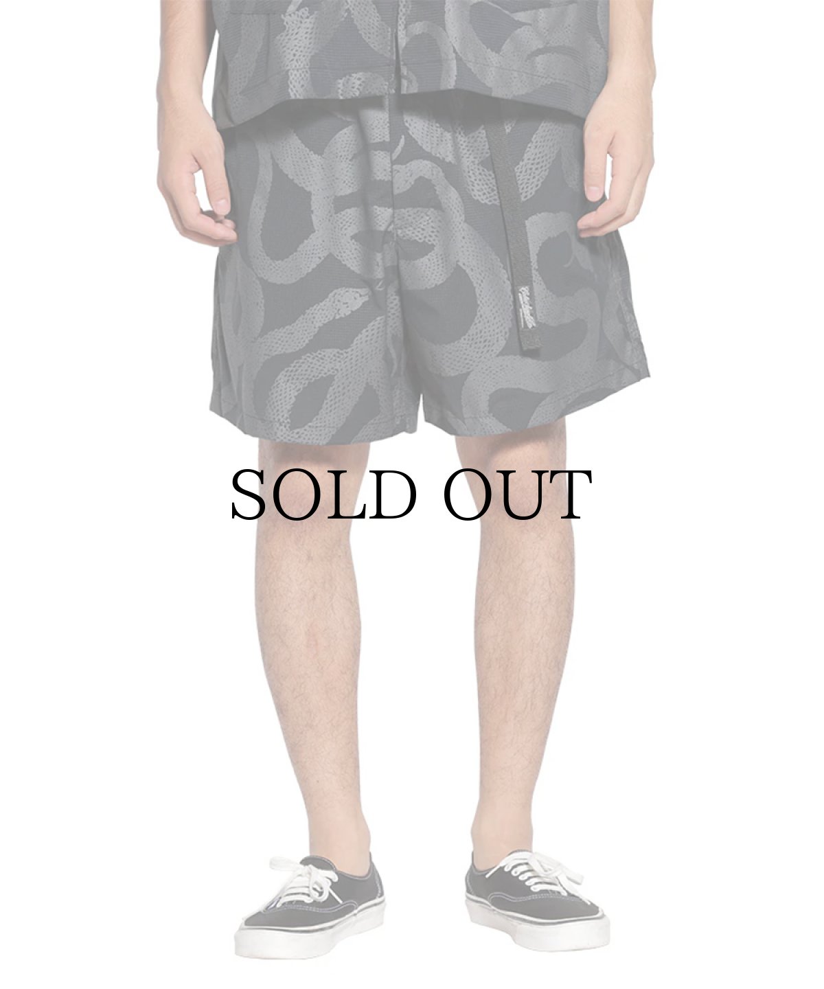 画像8: CALEE(キャリー) / DOTAIR®︎ SNAKE PATTERN EASY SHORTS <REFLECTOR> (8)