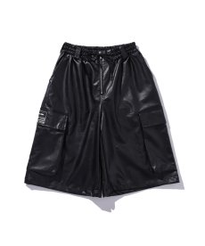 画像2: EL REIGN(エルレイン)  / ”FEAR” CARGO LEATHER SHORTS (2)