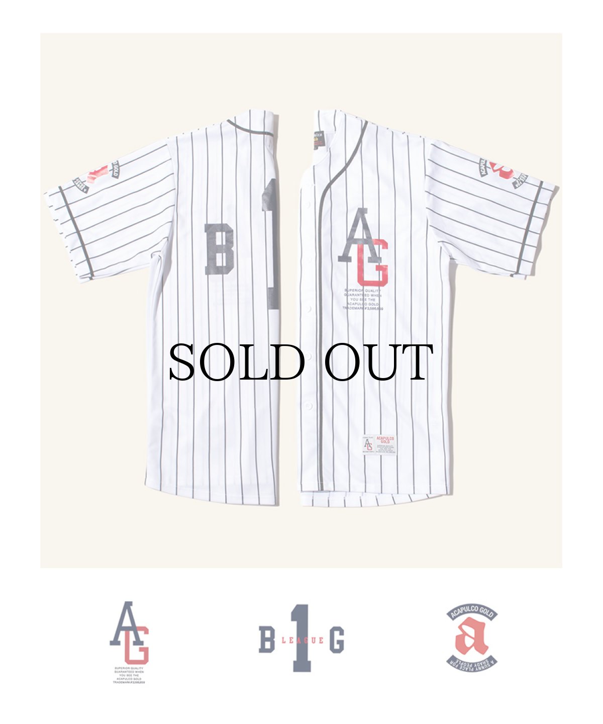 画像6: ACAPULCO GOLD(アカプルコゴールド) / B1G BASEBALL JERSEY (6)