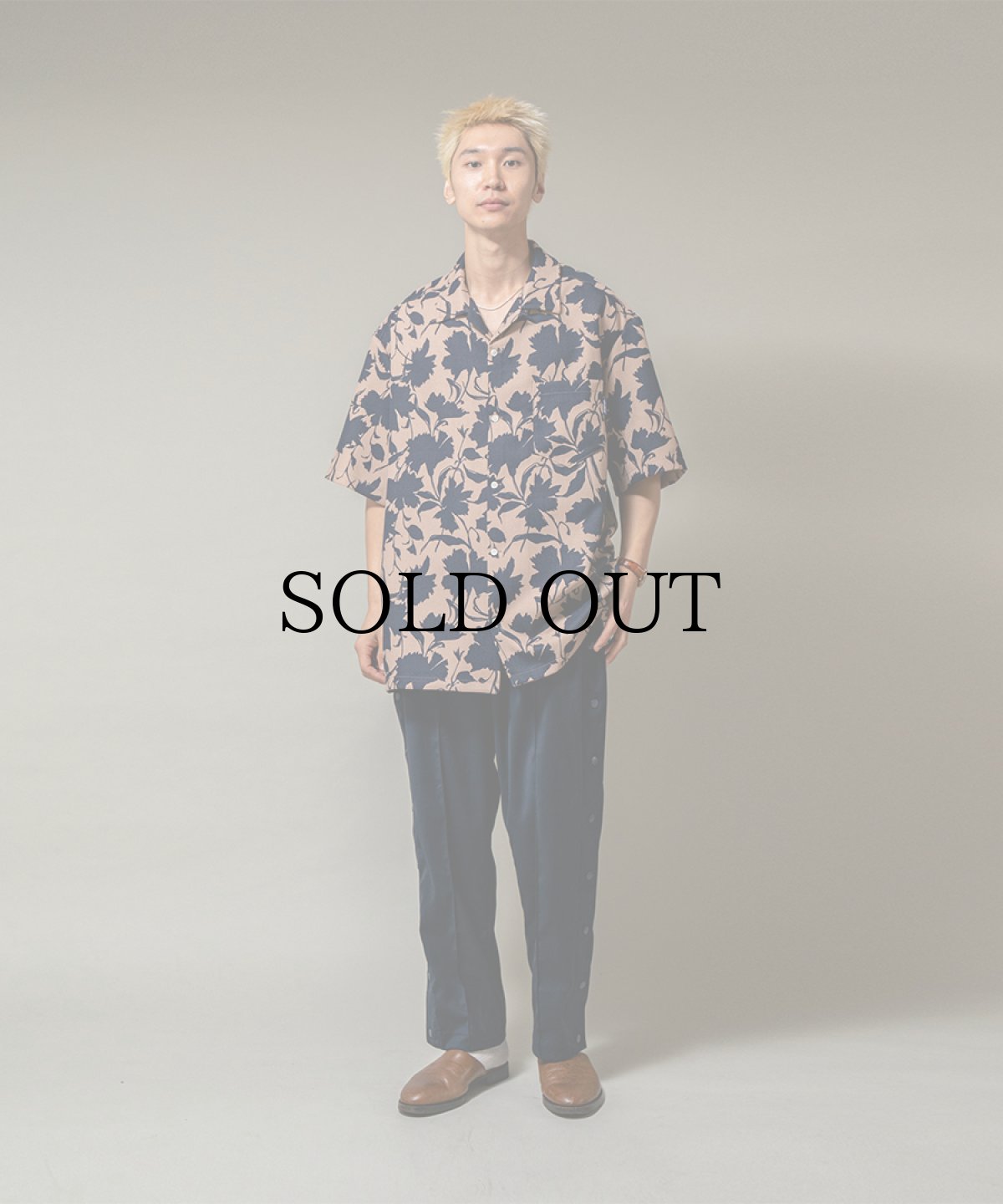 画像3: APPLEBUM(アップルバム) / ”Leaf Motif” Oversize Aloha Shirt (3)