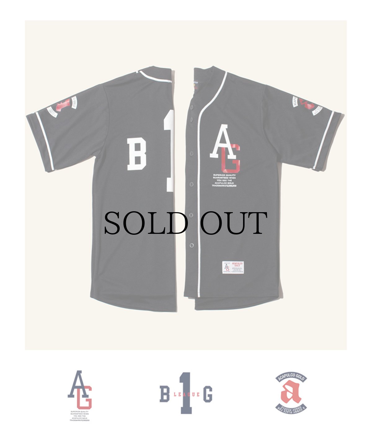 画像5: ACAPULCO GOLD(アカプルコゴールド) / B1G BASEBALL JERSEY (5)