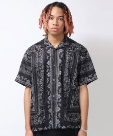 画像3: HIDEANDSEEK(ハイドアンドシーク) / Bandana Pattern S/S Shirt (3)