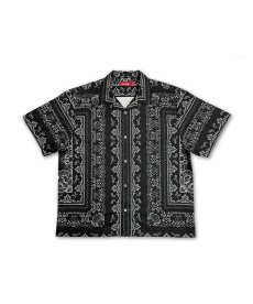 画像1: HIDEANDSEEK(ハイドアンドシーク) / Bandana Pattern S/S Shirt (1)