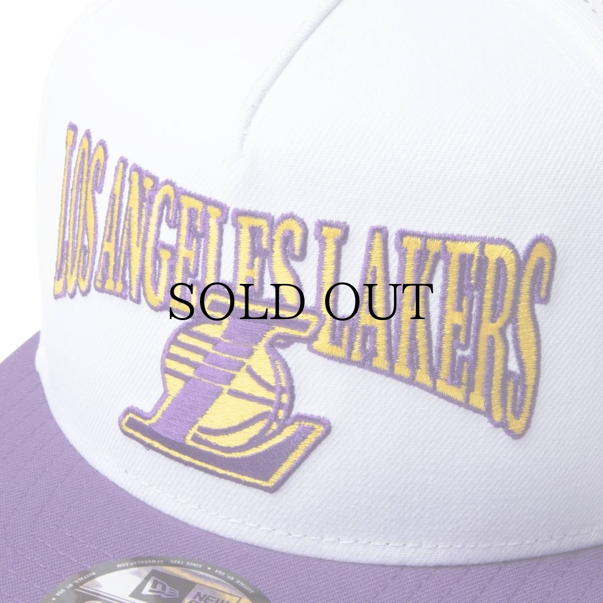 画像6: NEW ERA / 9FIFTY A-Frame NBA 2-Tone ロサンゼルス・レイカーズ (6)