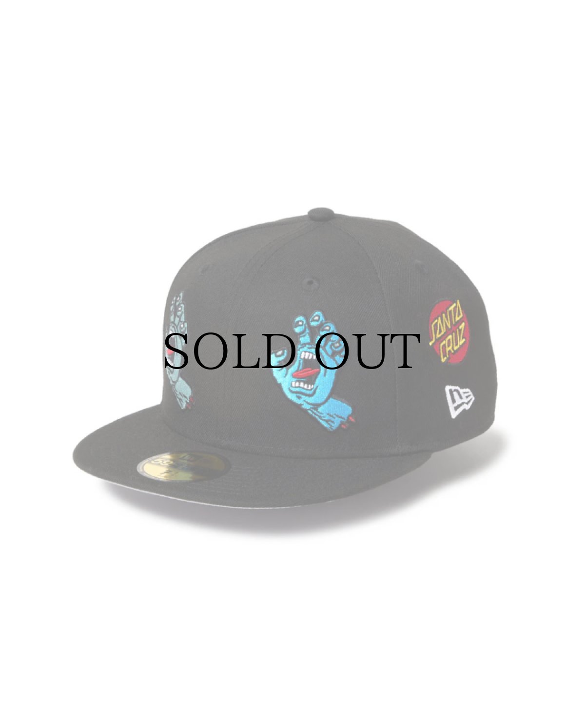 画像1: NEW ERA / 59FIFTY SANTA CRUZ オールオーバー スクリーミングハンド (1)