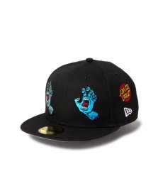 画像1: NEW ERA / 59FIFTY SANTA CRUZ オールオーバー スクリーミングハンド (1)