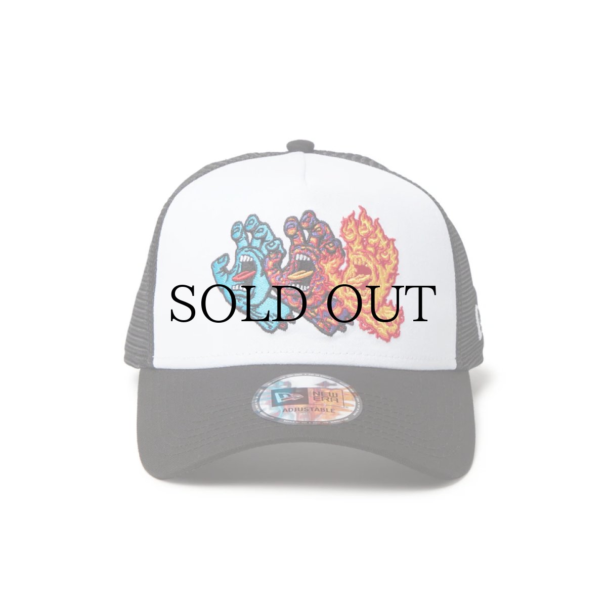 画像2: NEW ERA / 9FORTY A-Frame トラッカー SANTA CRUZ 3スクリーミングハンド (2)