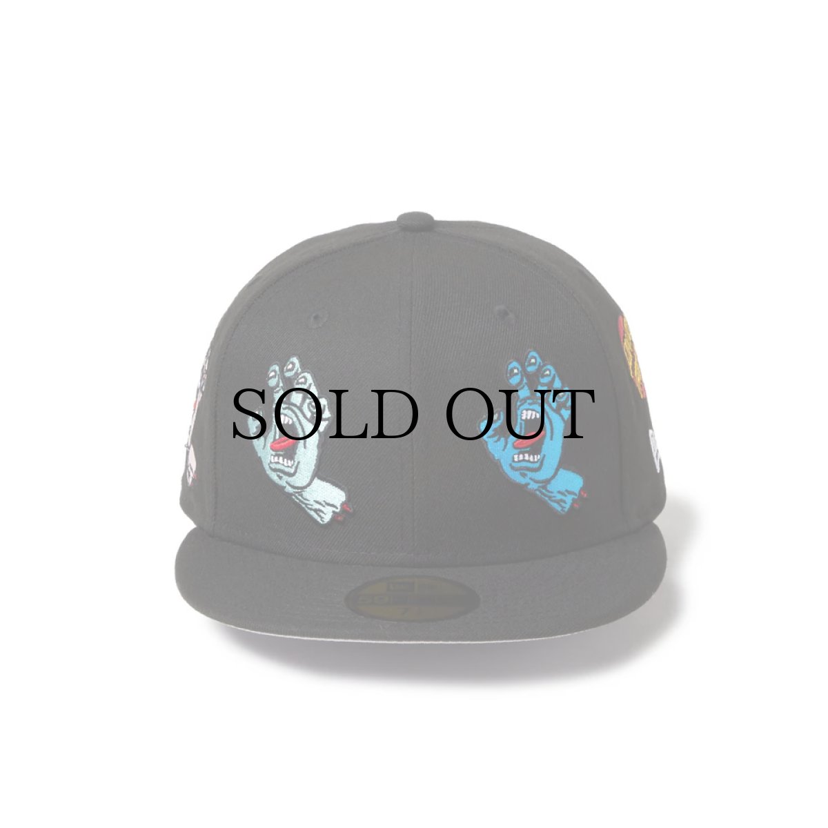 画像2: NEW ERA / 59FIFTY SANTA CRUZ オールオーバー スクリーミングハンド (2)