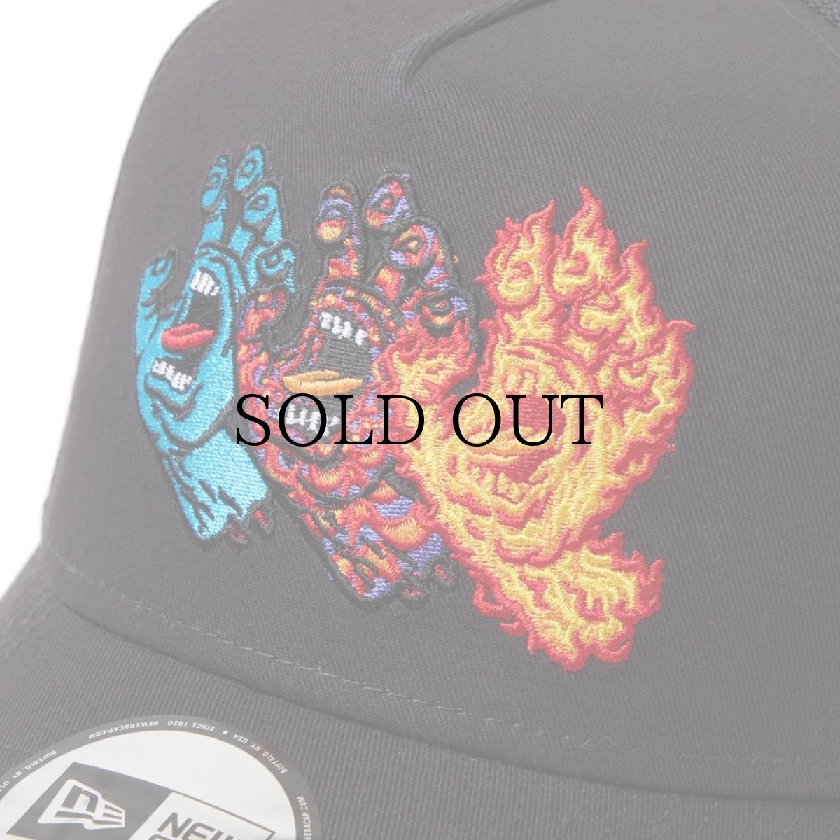 画像5: NEW ERA / 9FORTY A-Frame トラッカー SANTA CRUZ 3スクリーミングハンド (5)