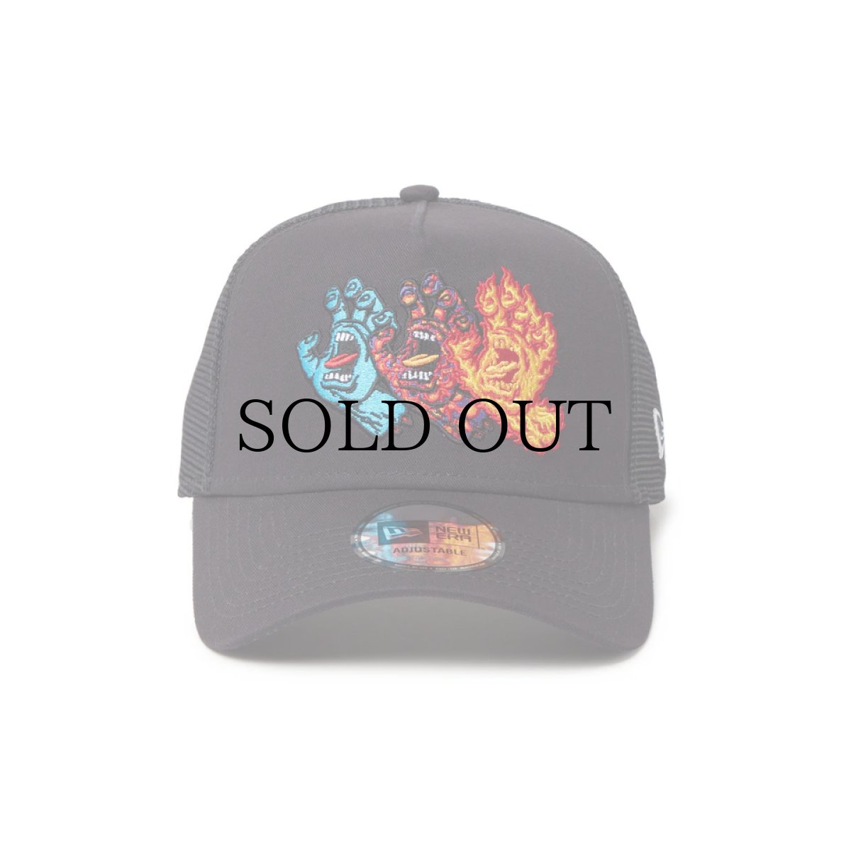 画像2: NEW ERA / 9FORTY A-Frame トラッカー SANTA CRUZ 3スクリーミングハンド (2)