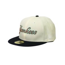 画像3: NEW ERA / New York Yankees - 59FIFTY STADIUM 1936 WORLD SERIES CREAM/BLK/BR (3)
