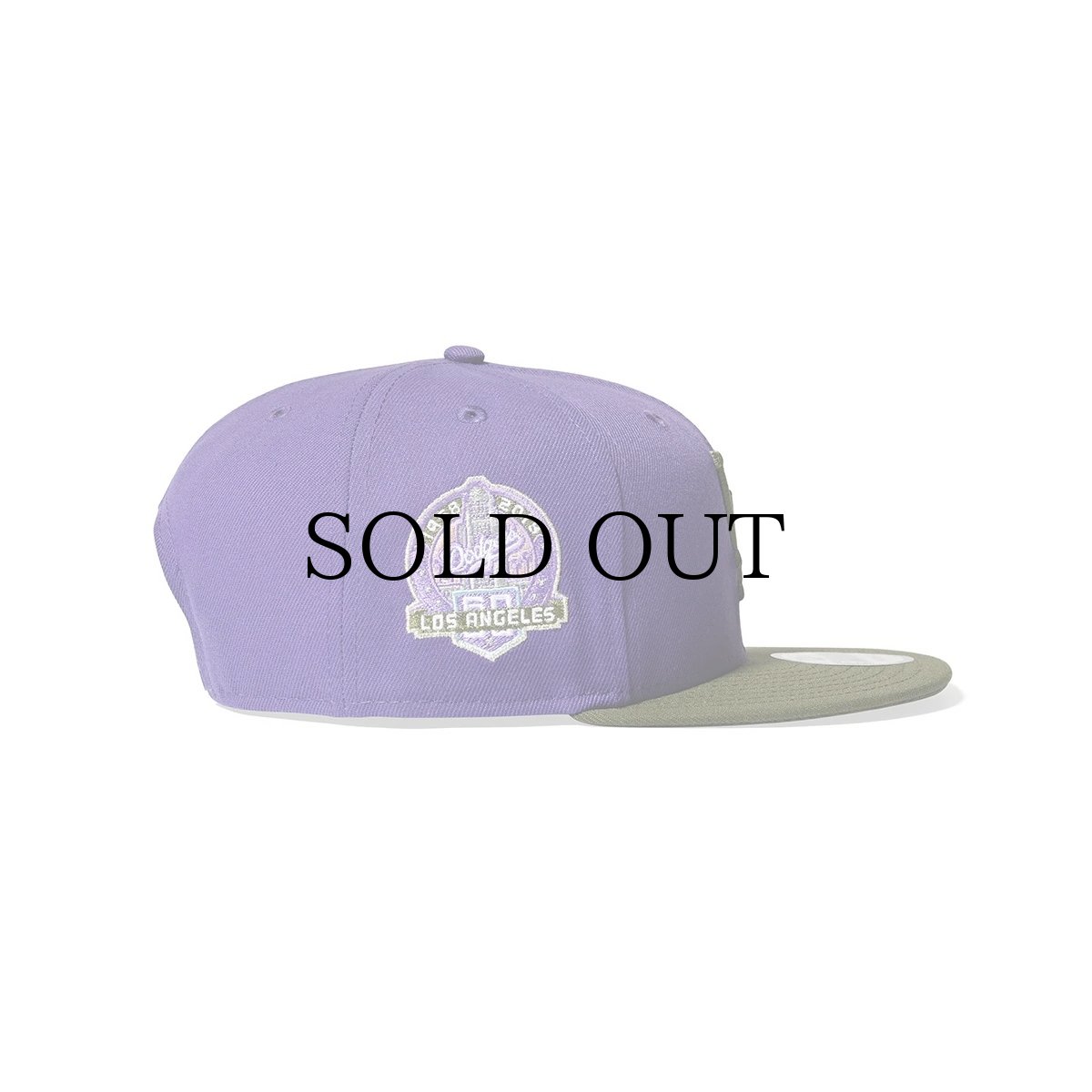 画像4: NEW ERA / Los Angeles Dodgers - 9FIFTY CO 60TH ANV PURPLE/OLIVE (4)